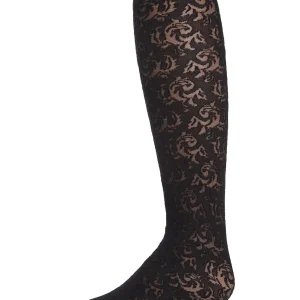 Girls' Sheer Vine Opaque Tights