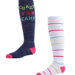 Crazy for Camp Knee High Socks 2-Pack