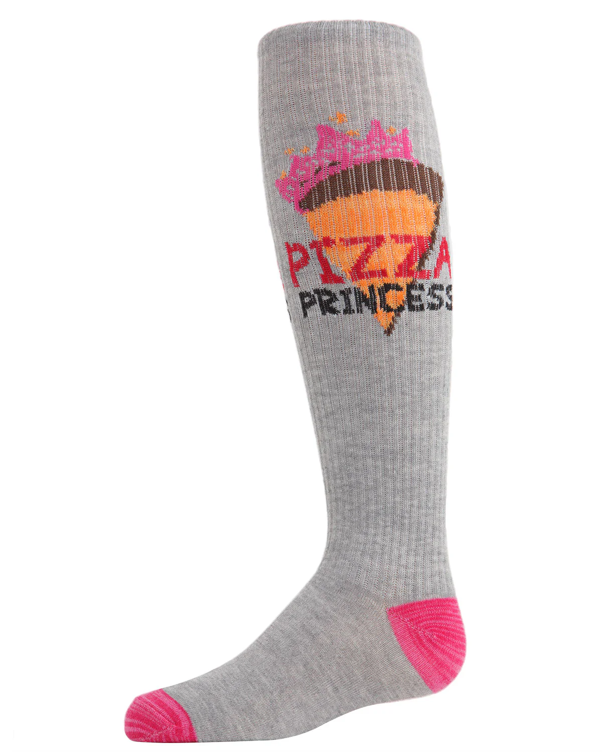 Girls' 2 Pair Pack Pizza Princess Knee High Socks – Image 3