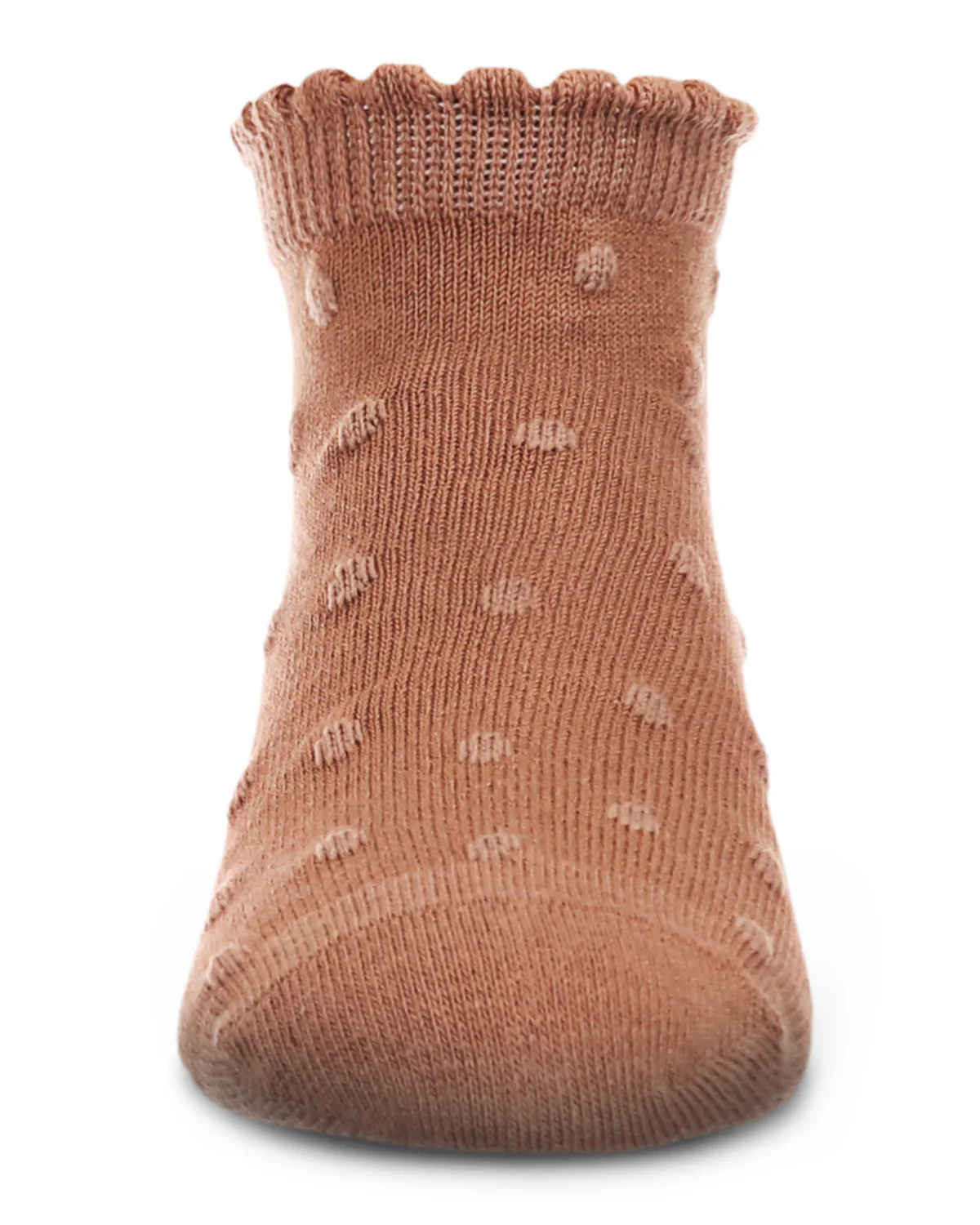 Girls Cotton Blend Swiss Dot Anklet Socks – Image 4