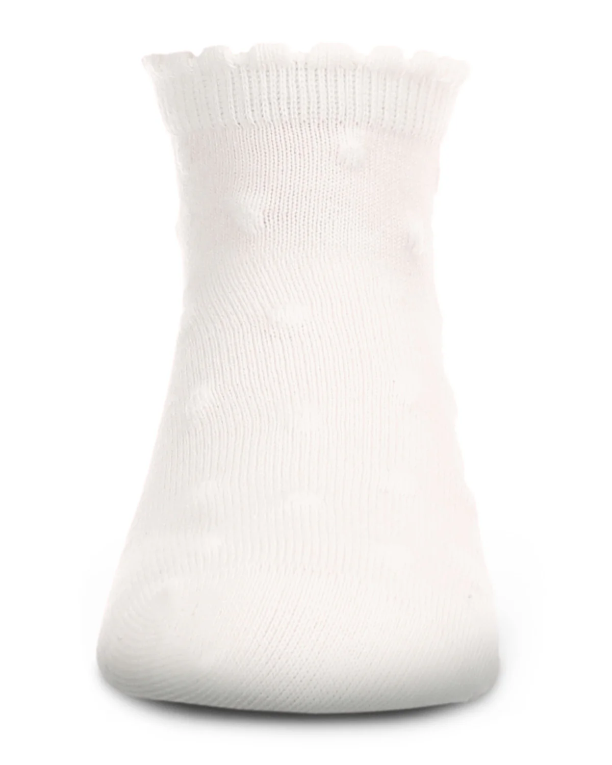 Girls Cotton Blend Swiss Dot Anklet Socks – Image 8