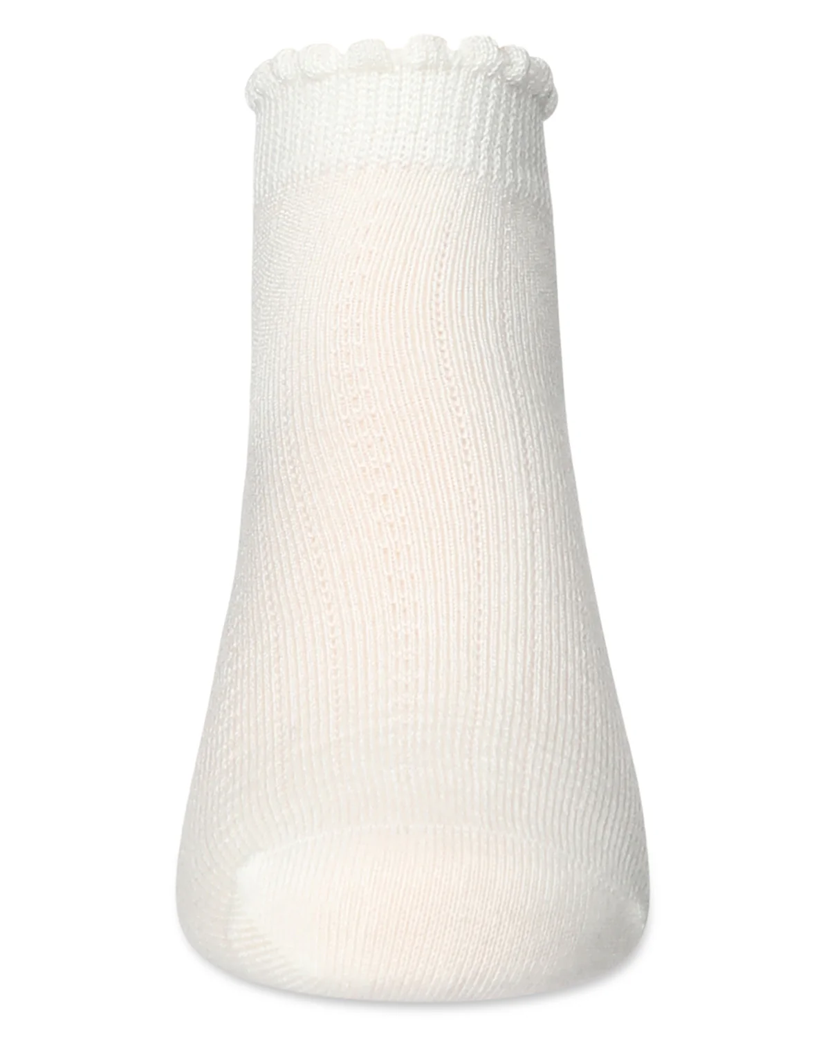 Ditsy Floral Scalloped Cuff Anklet Sock – Image 9