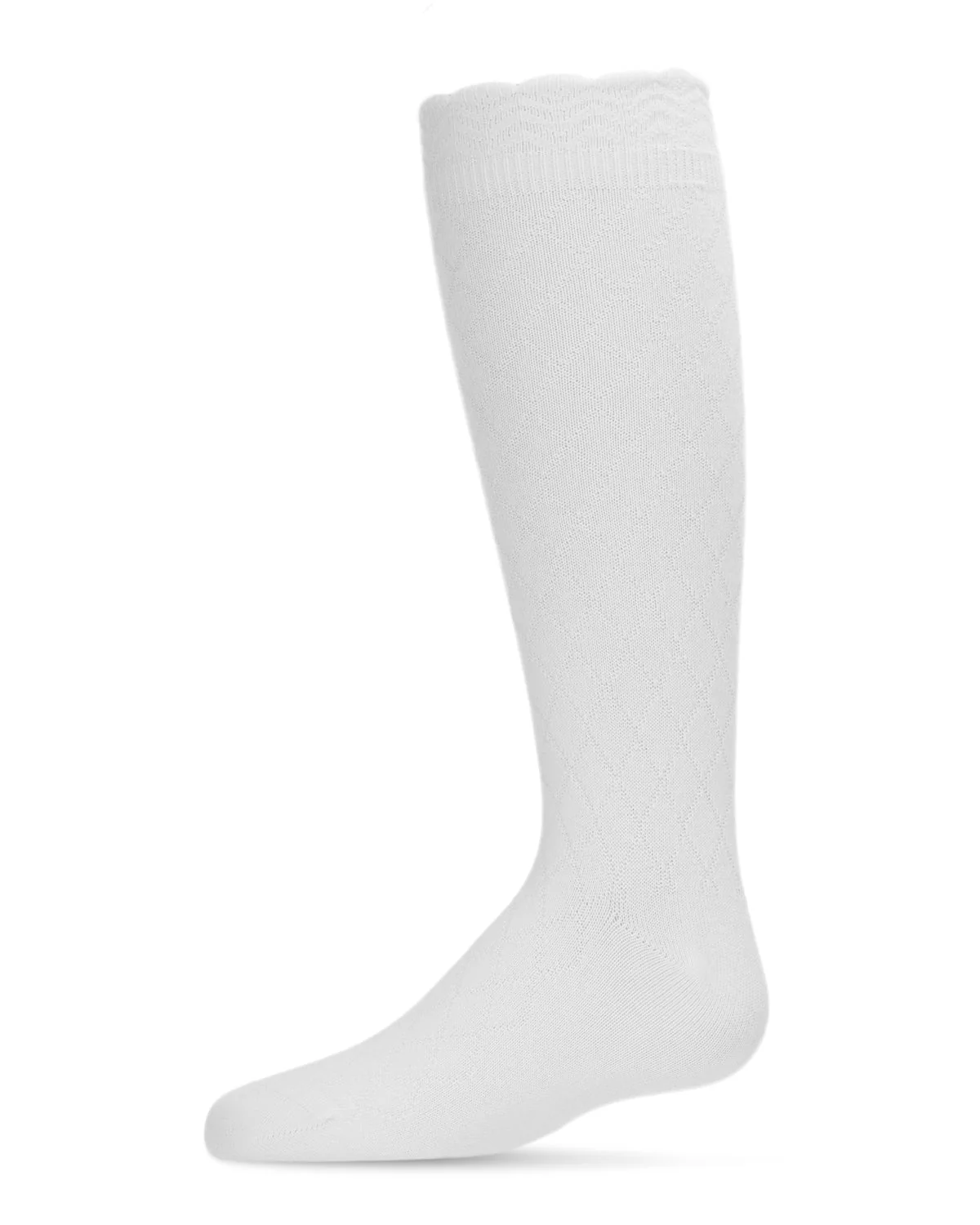 Double Diamond Cotton Blend Knee High Socks – Image 6