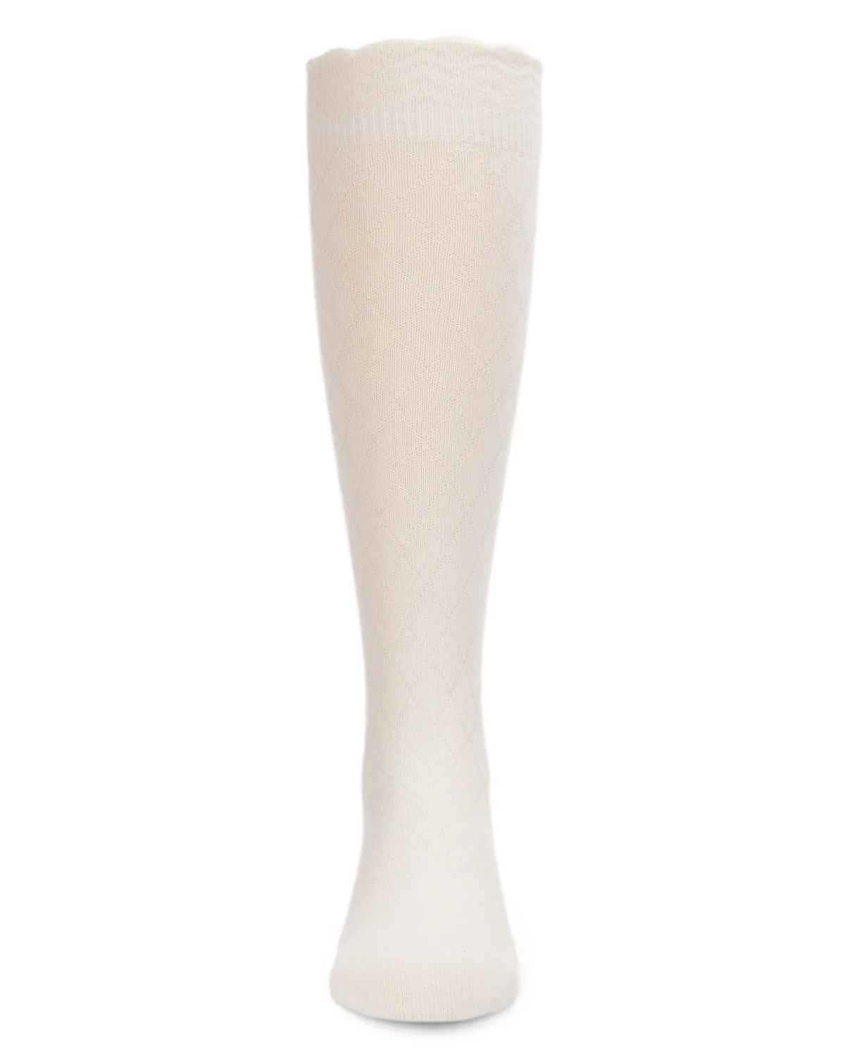 Double Diamond Cotton Blend Knee High Socks – Image 4