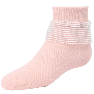 Girls' Far Out Cotton Blend Lace Ruffle Socks