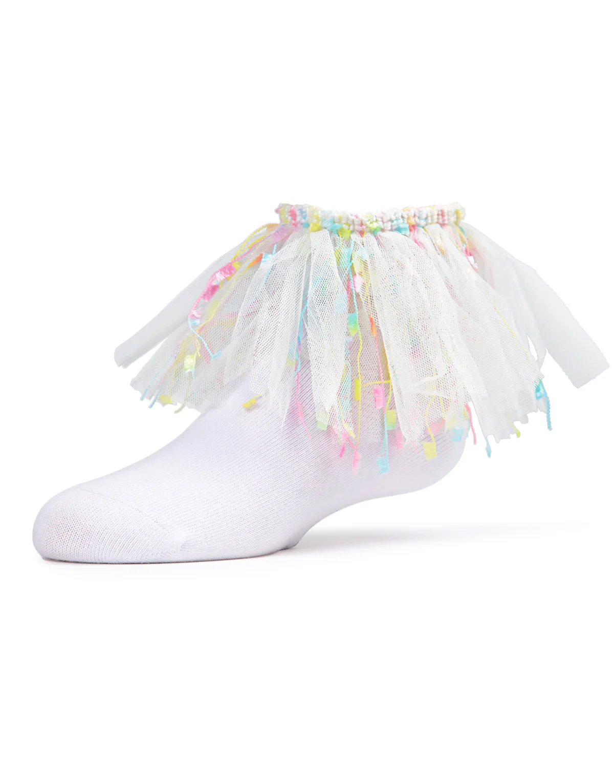 Girls Confetti Cotton Blend Anklet Sock – Image 2