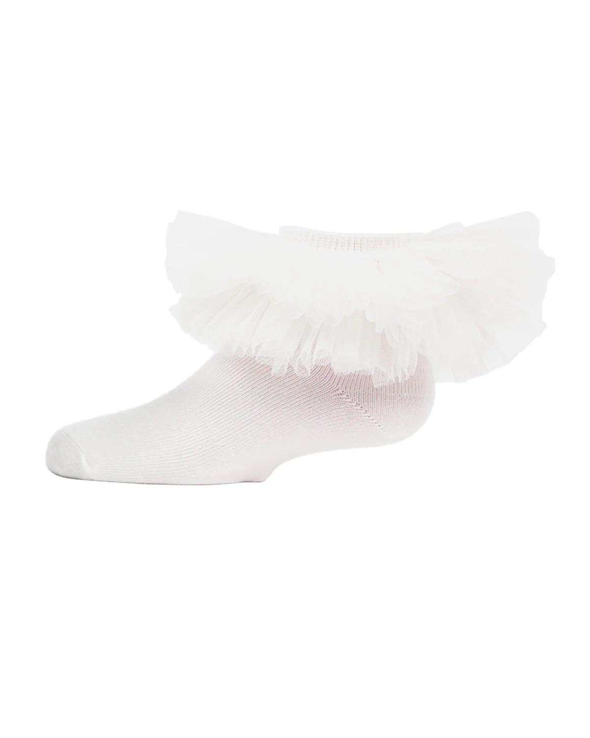 Girls' Oversized Tutu Ballerina Anklet Socks – Image 3