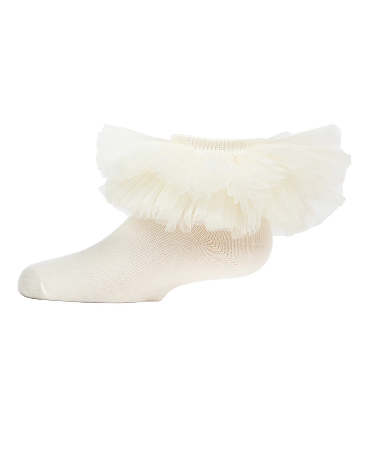 Girls' Oversized Tutu Ballerina Anklet Socks – Image 5