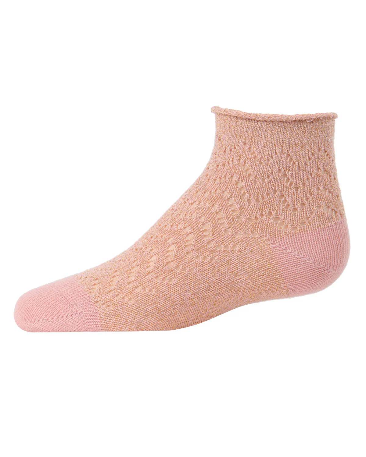 Fuzzy Shimmer Cotton Blend Anklet Socks – Image 5