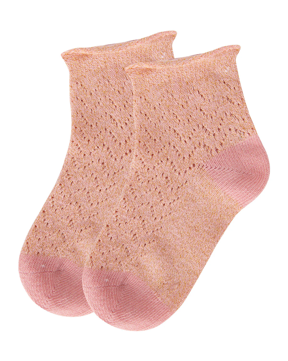 Fuzzy Shimmer Cotton Blend Anklet Socks – Image 7