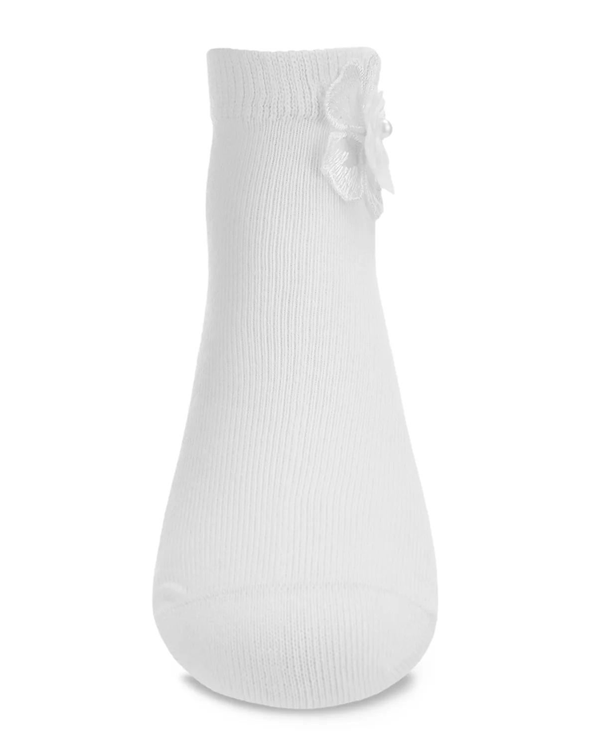 Dual Flower Girls Cotton Blend Anklet Sock – Image 3