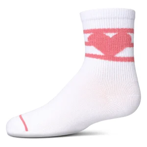 Girls Sweetheart Cotton Blend Crew Socks