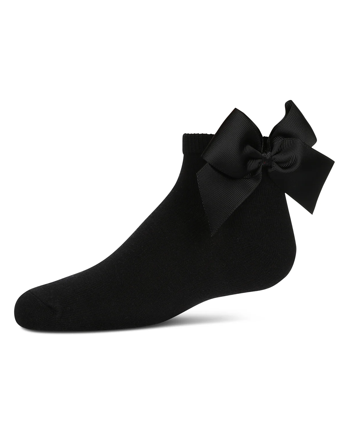 Girls Bow-on-Back Cotton-Rich Anklet Sock