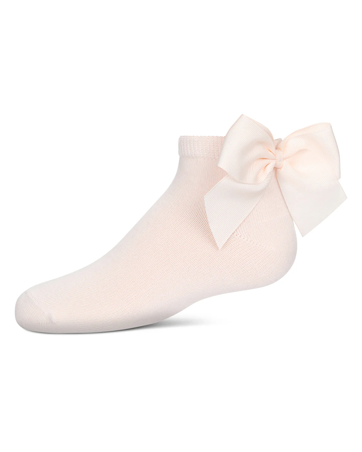 Girls Bow-on-Back Cotton-Rich Anklet Sock – Image 3