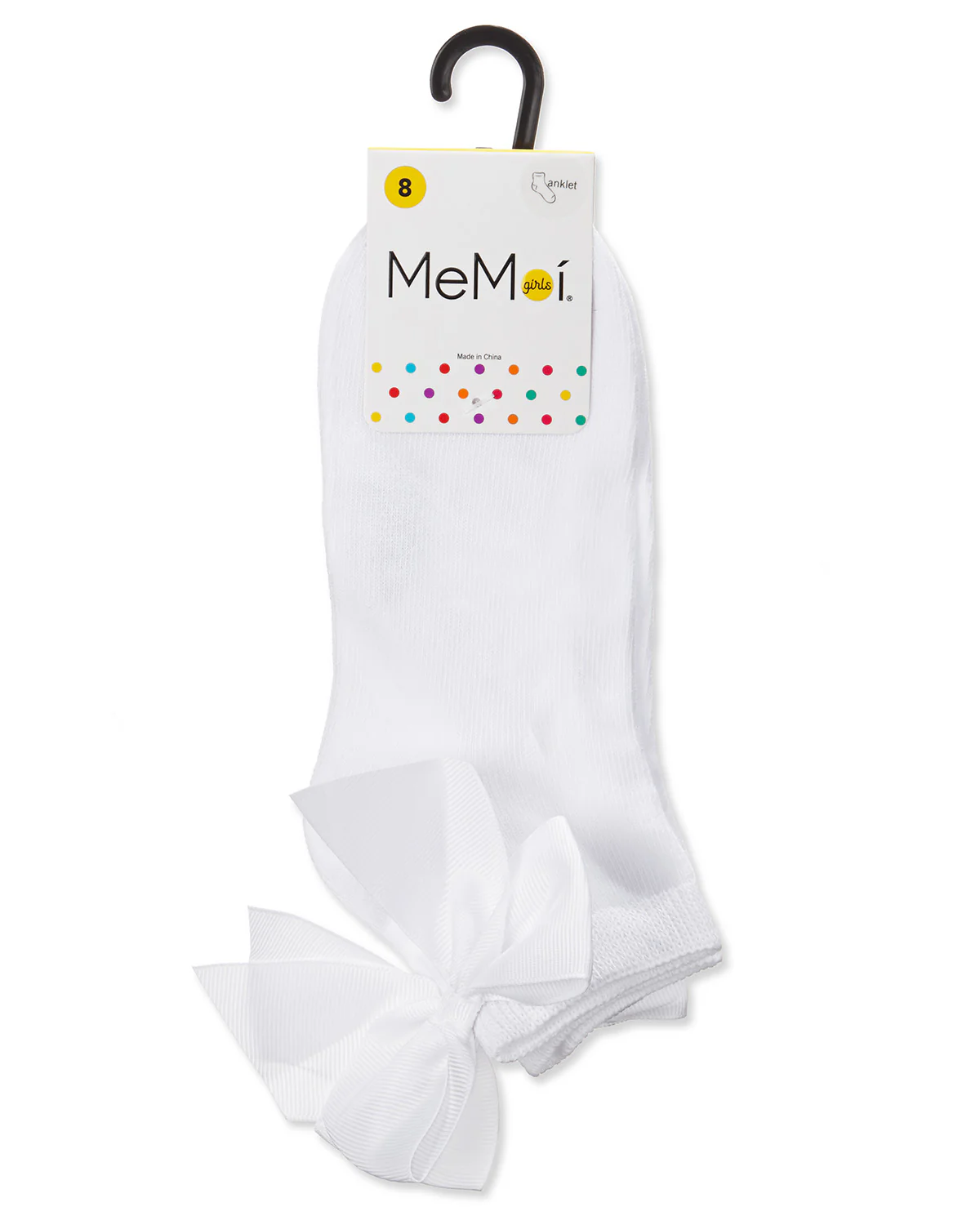 Girls Bow-on-Back Cotton-Rich Anklet Sock – Image 6