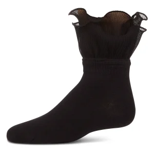 Girls' Dual Layer Ruffle Anklet Socks