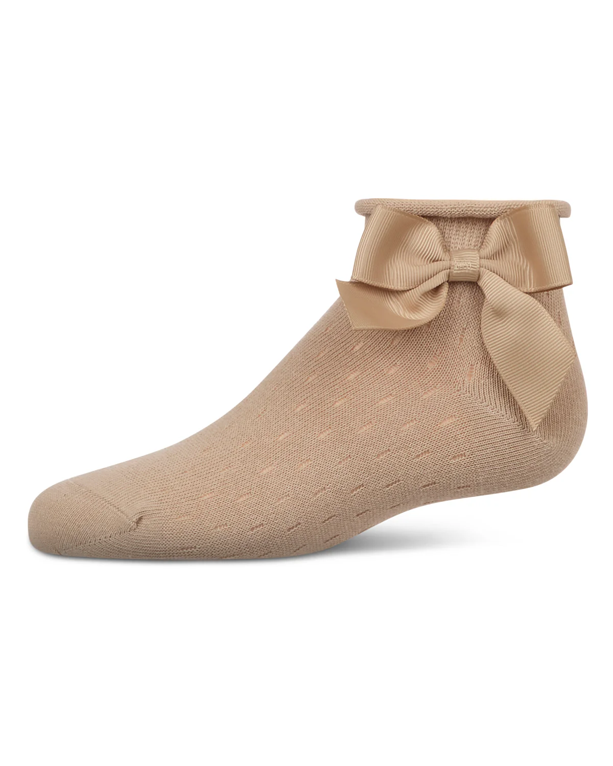 Girls Pointelle Soft Stretch Cotton Anklet Socks – Image 3