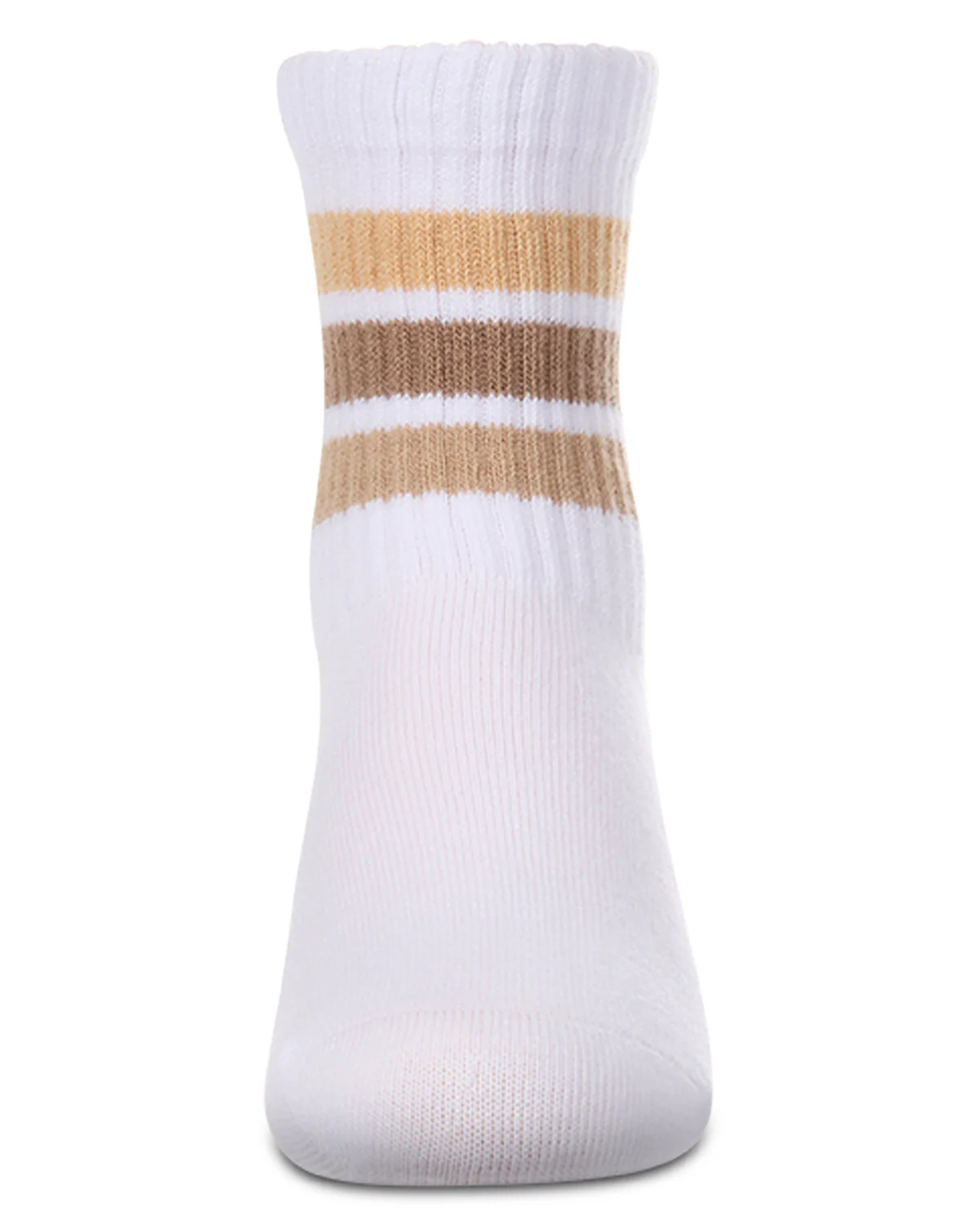 Kids Ribbed Cotton-Rich Triple-Stripe Varsity Crew Sock – Image 6