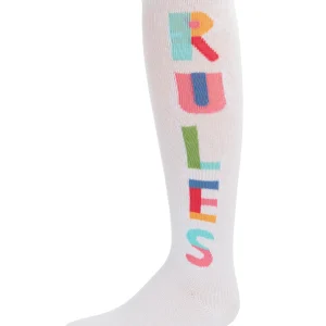 Camp Rules Girls Knee High Sock