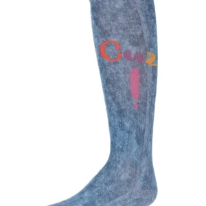 Cuz! Acid Washed Knee High Sock