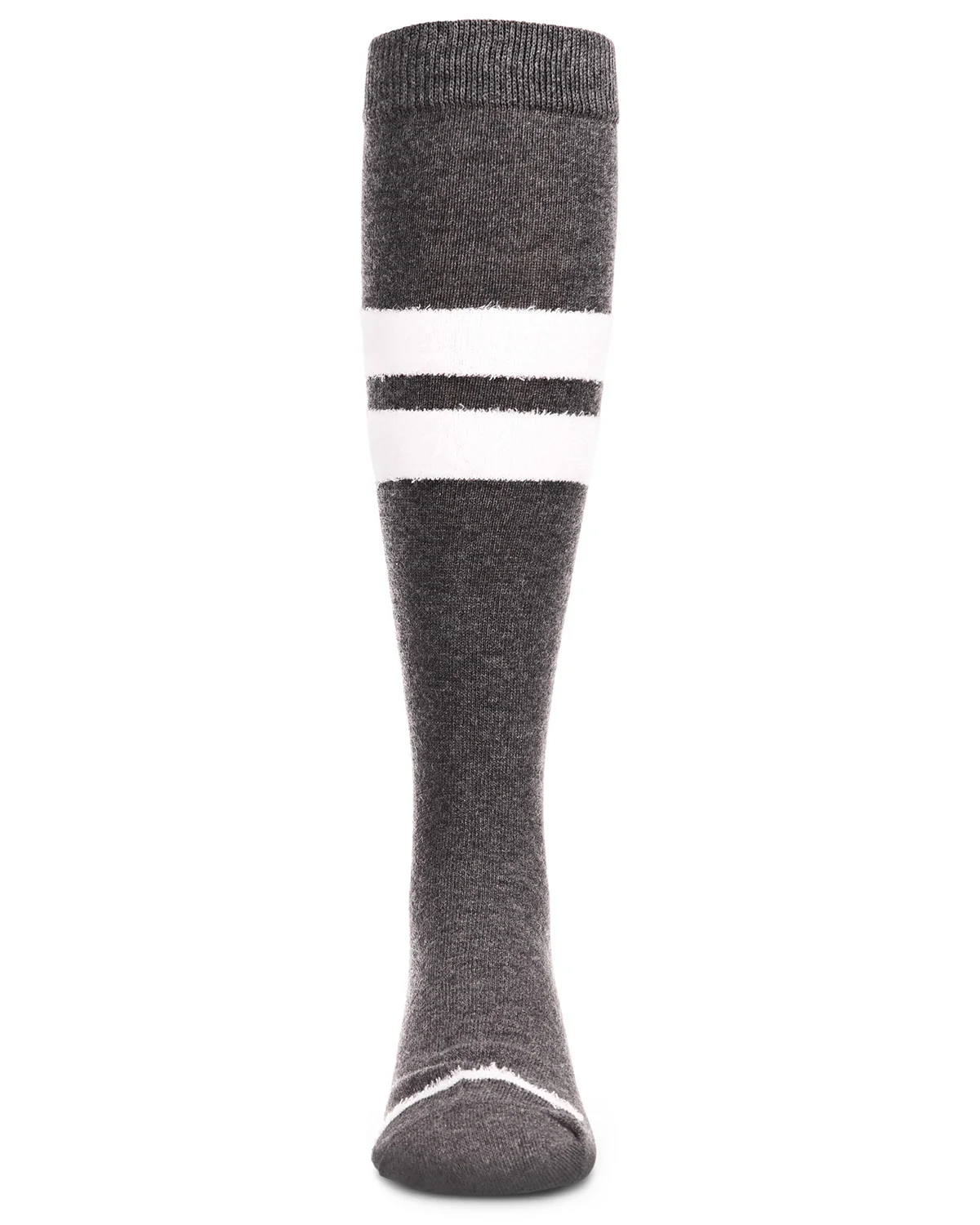 Fuzzy Stripe Cotton Blend Knee High Socks – Image 5