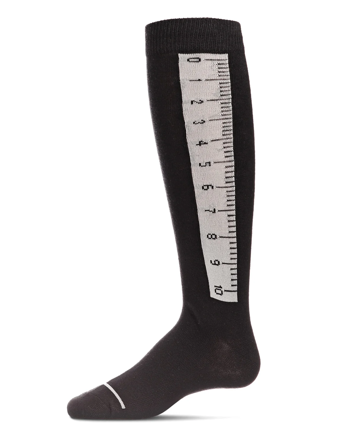 Cotton Blend Ruler Knee High Socks – Image 2