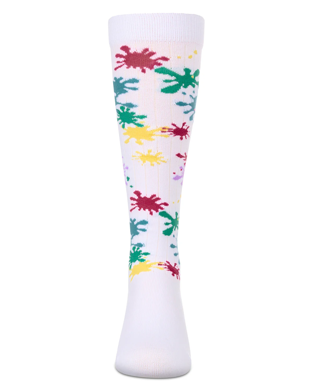 Girls Stretch Cotton "Splatter Paint" Knee Sock – Image 3
