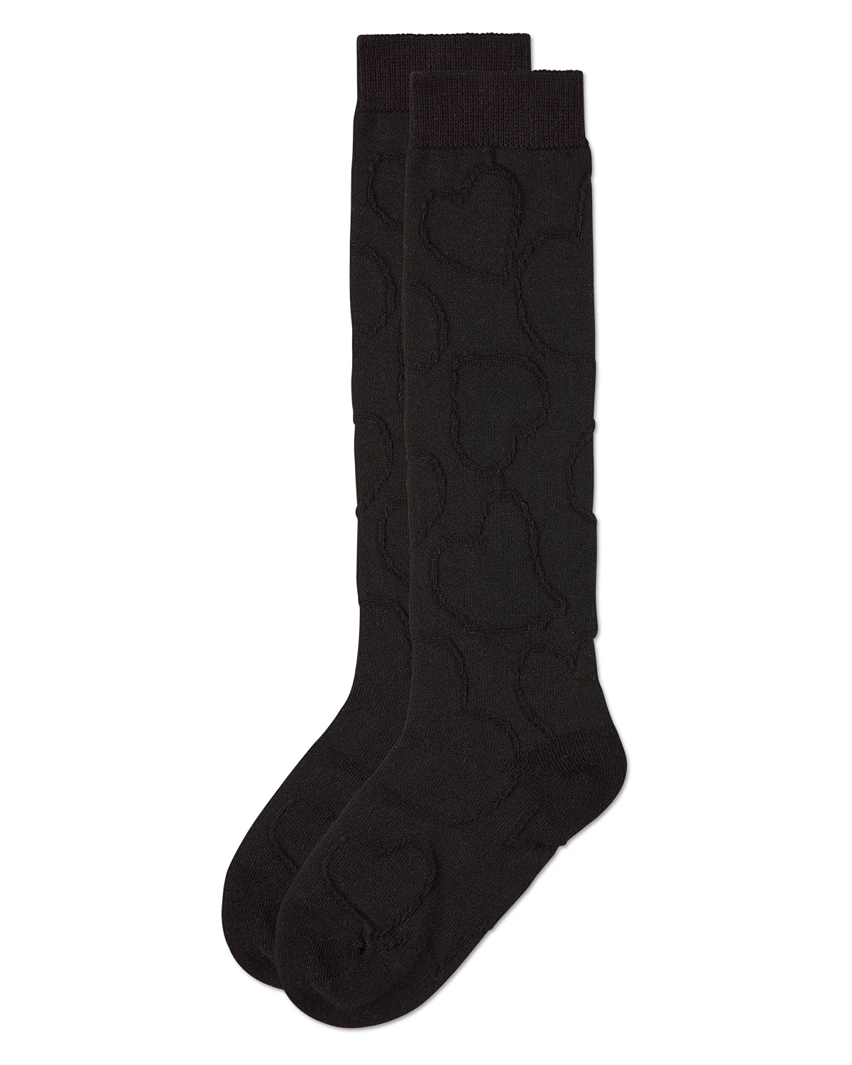 Girls Stretch Cotton Multi Heart Design Knee Sock – Image 8