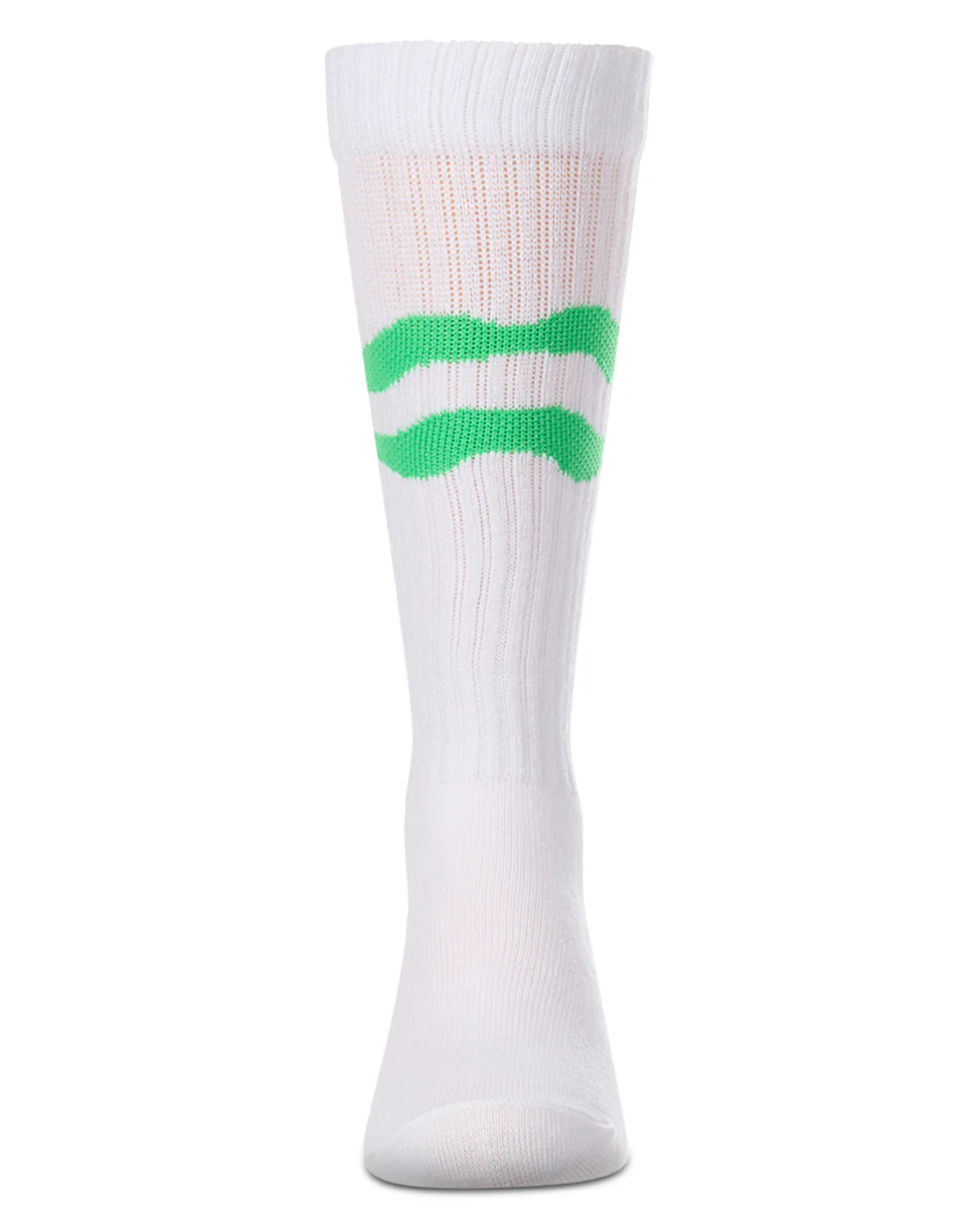 Girls "Double Wave" Ribbed Cotton-Blend Knee High Sock – Image 6