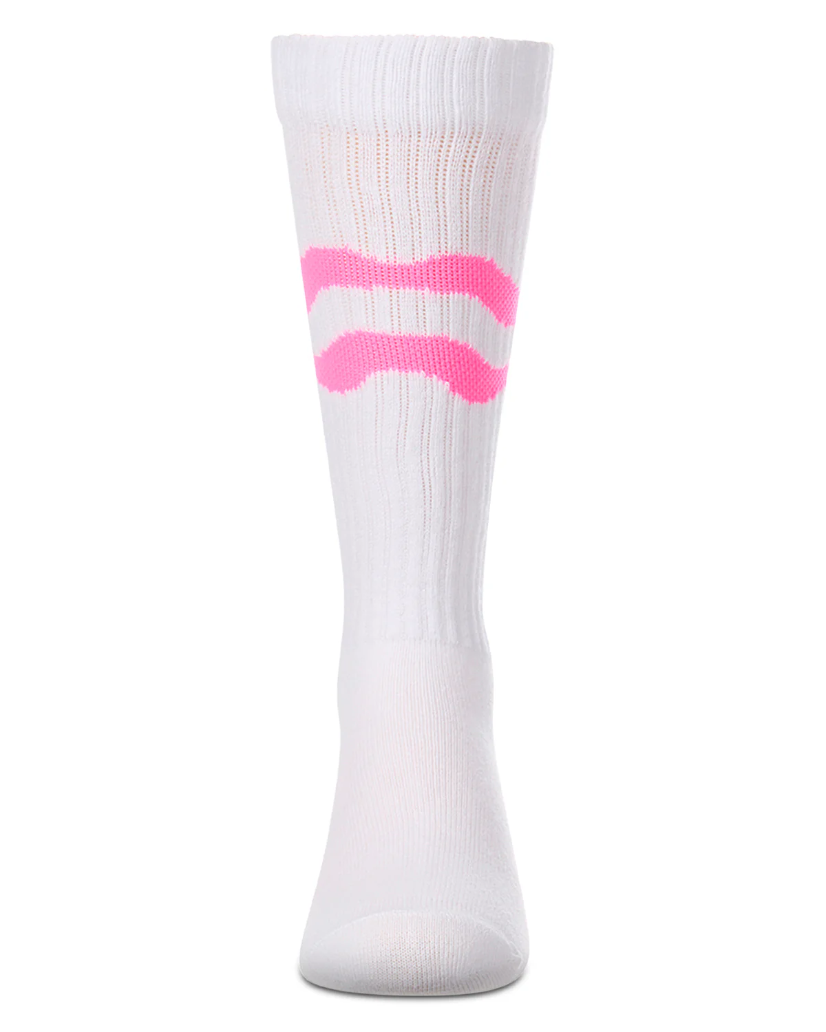 Girls "Double Wave" Ribbed Cotton-Blend Knee High Sock – Image 7