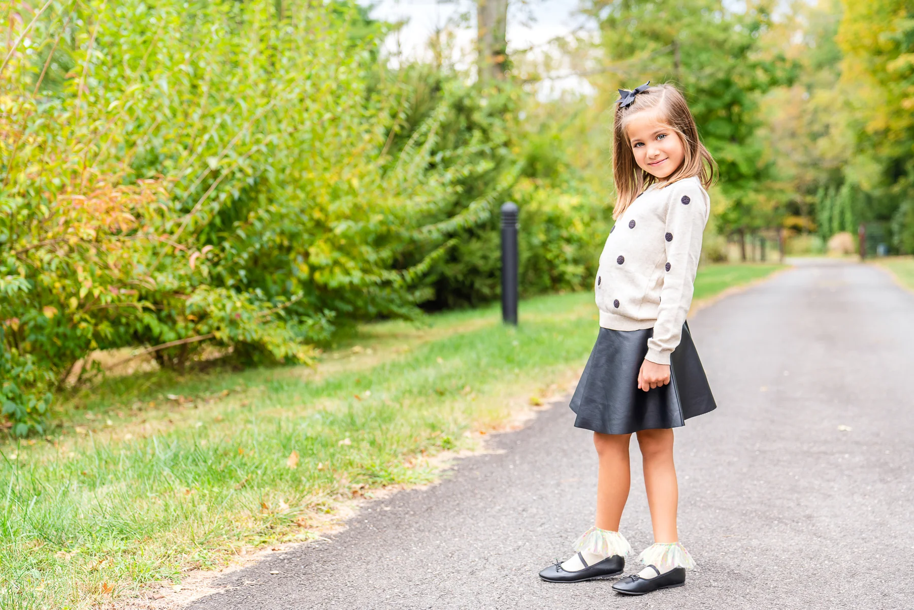 Girls Confetti Cotton Blend Anklet Sock – Image 3