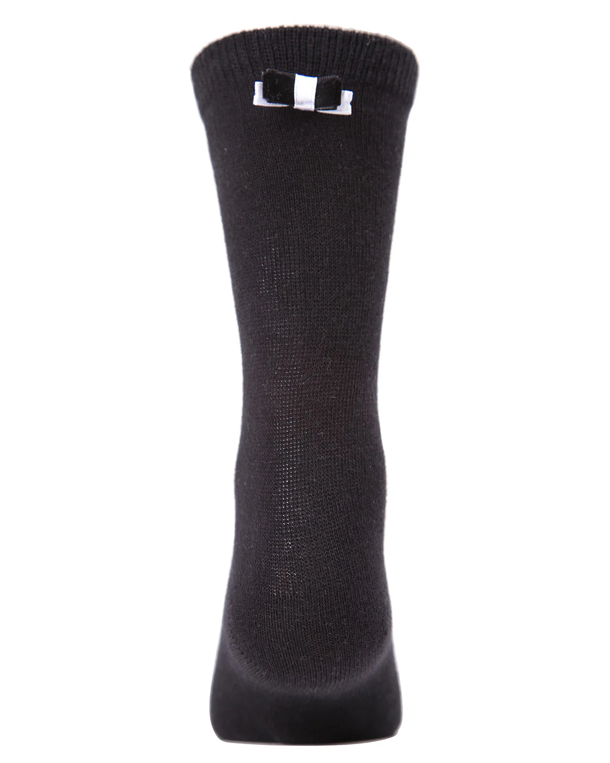 Girls' Black Tie Affair Cotton Blend Crew Socks – Image 3