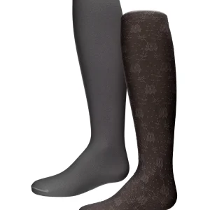 Floral & Lace Girl’s Tights 2-Pack