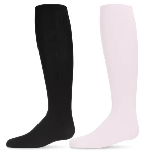 Solid Girl’s Opaque Microfiber Tights 2-Pack