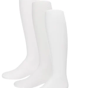 Infant Girl's Solid Nylon Opaque Basic Non-Binding Tights 3 Pack