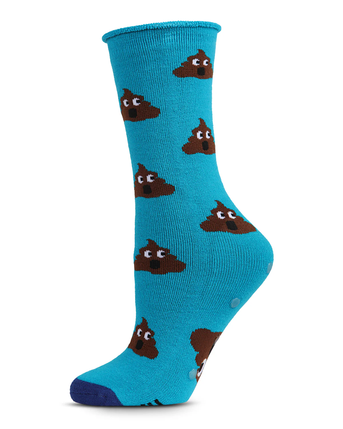 Sorry You Feel Like Poop Emoji Greeting Card Crew Socks – Image 3