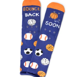 Bounce Back Greeting Card Crew Socks