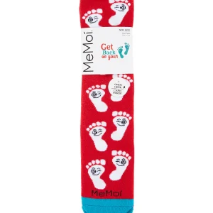 Back On Your Feet Greeting Card Crew Socks