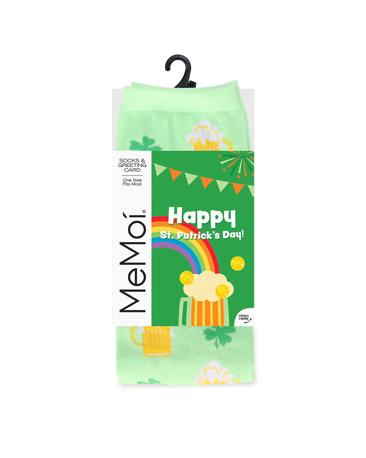 Irish You Were Beer Greeting Card Crew Socks