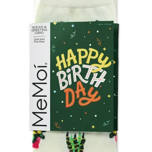 Have a Plantastic Birthday Greeting Card Crew Socks