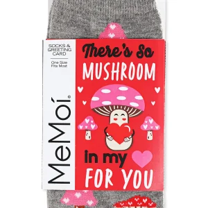 Feeling Mushy Greeting Card Crew Socks