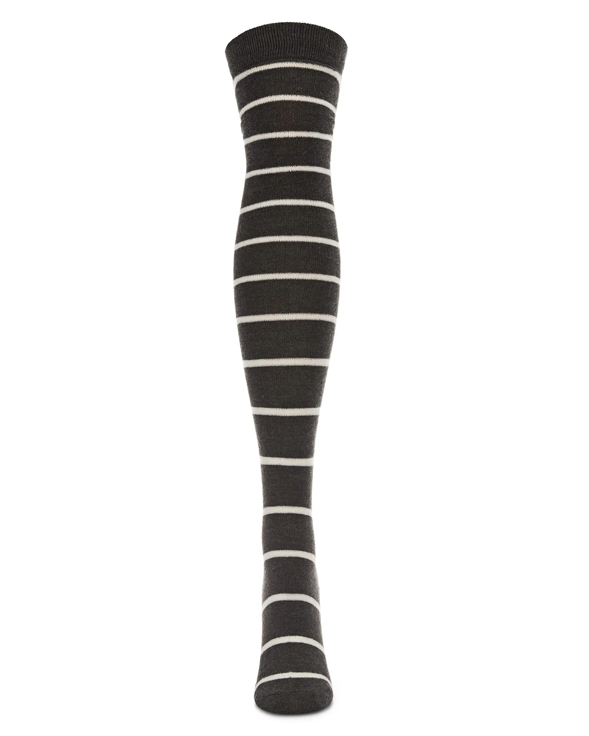 Simple Stripe Cashmere Blend Over The Knee Warm Socks – Image 5