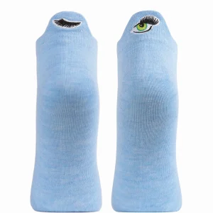 Women's Winking Eye Low Cut Tab Socks
