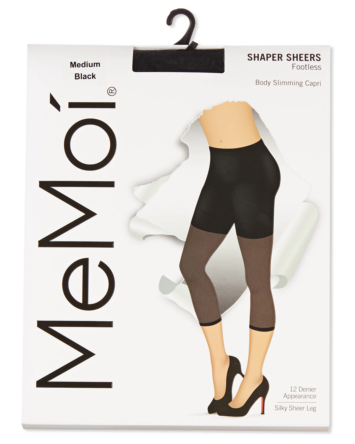 Sheer Footless Capri Shaper Tights – Image 8