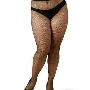Plus Size Curvy Fishnet Tights