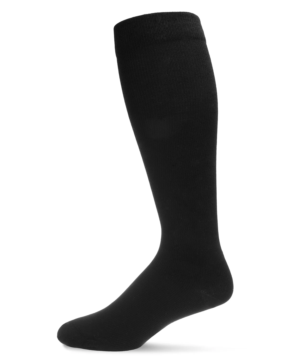 2 Pair Solid Cotton Blend Graduated Compression Socks – Image 4