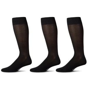 Pique Men's Mercerized Cotton Socks 3-Pack