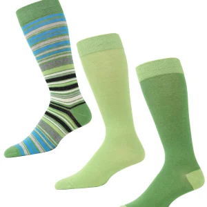 Striptrast Cotton Blend Crew Sock 3 Pack