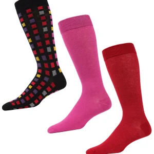 Swatch Box Cotton Blend Crew Sock 3 Pack