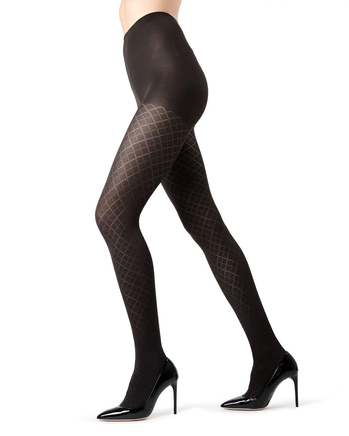 Diamond Argyle Control Top Tights – Image 2